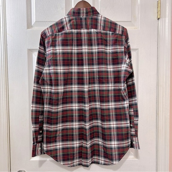 POLO Ralph Lauren Men's Button Down Shirt Red Green Plaid Classic Fit Size Med - Picture 7 of 7